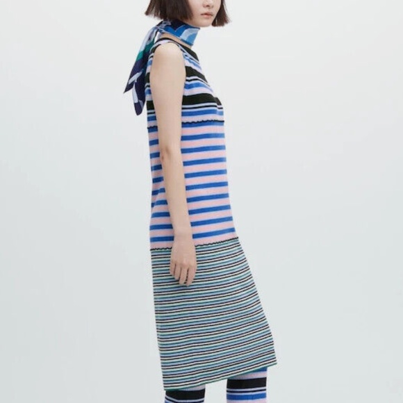 Marni Uniqlo collab merino blend sleeveless midi dress NWT - Picture 12 of 13